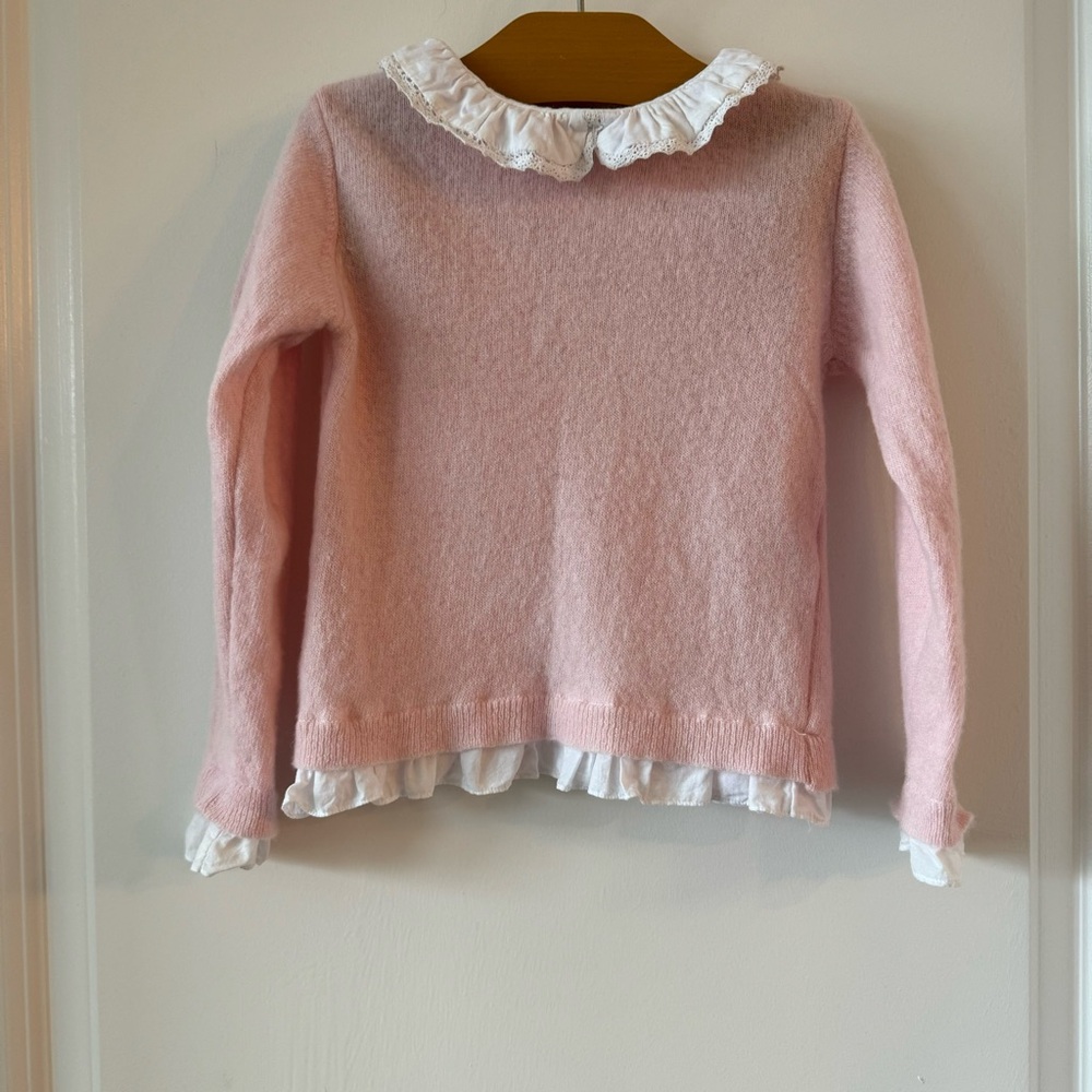 Toddler Girl Tartine et Chocolat Wool Sweater